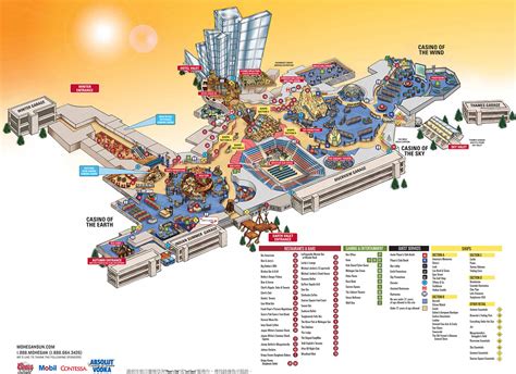 map of mohegan sun parking  Hotel Reservations: 1